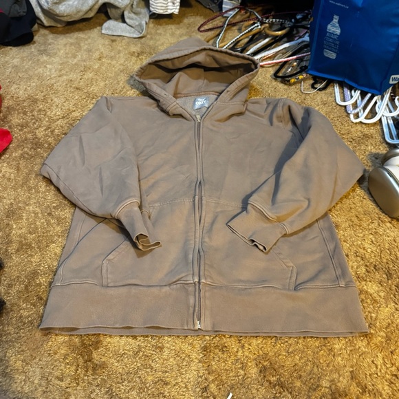 TNA Cozy Tan Zip-Up Hoodie - Picture 4 of 4